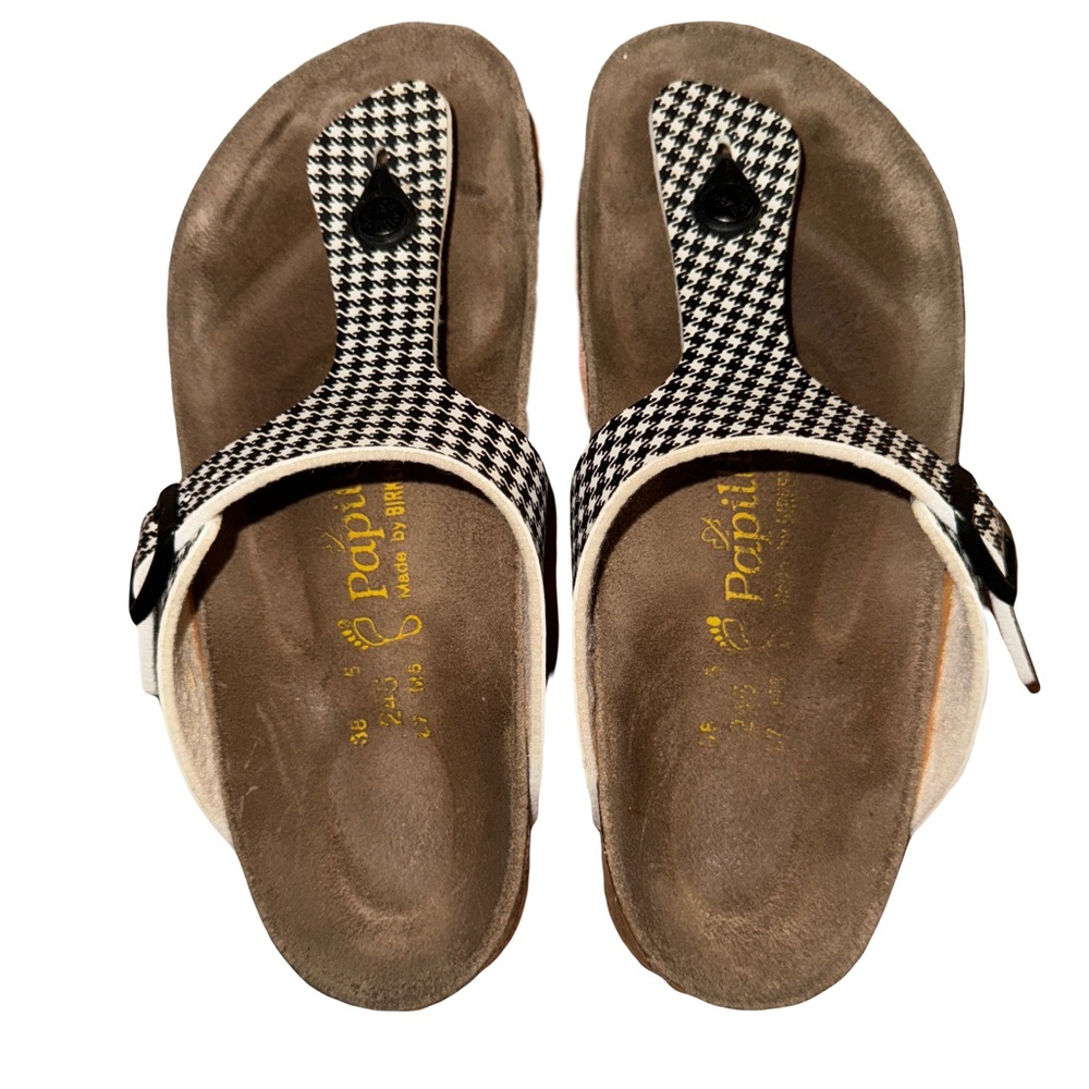 Papillio Gizeh Houndstooth Sandals